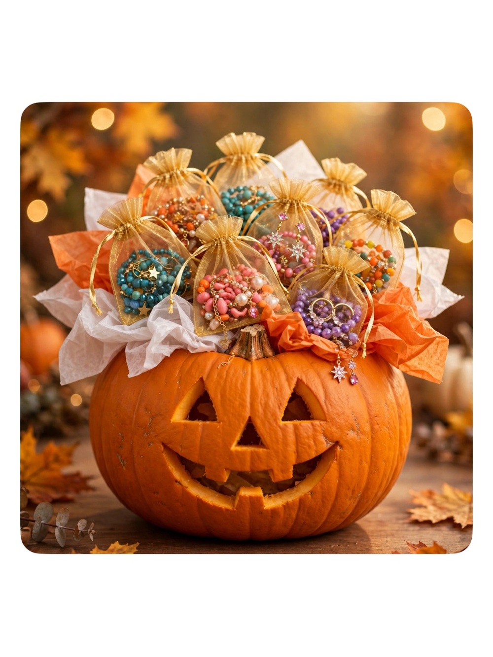 🎃 Pumpkin Patch Mystery Jewelry — $3 Blind Bag Grab!